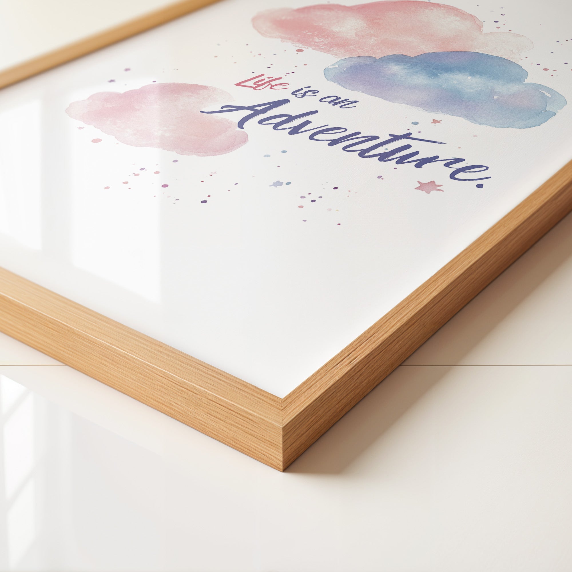 Pastellwolken Aquarellfarben