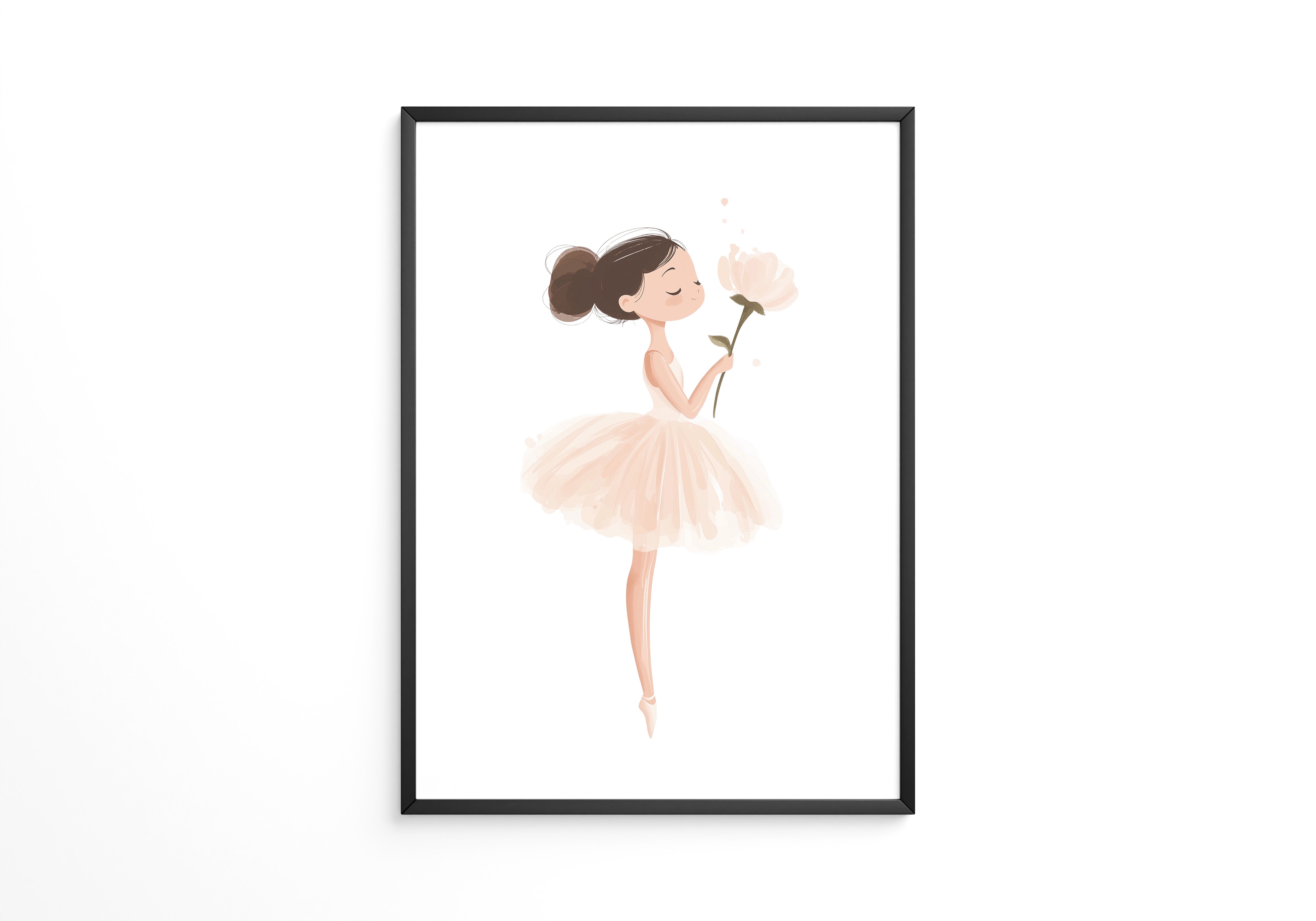 Ballerina Blume Pastell