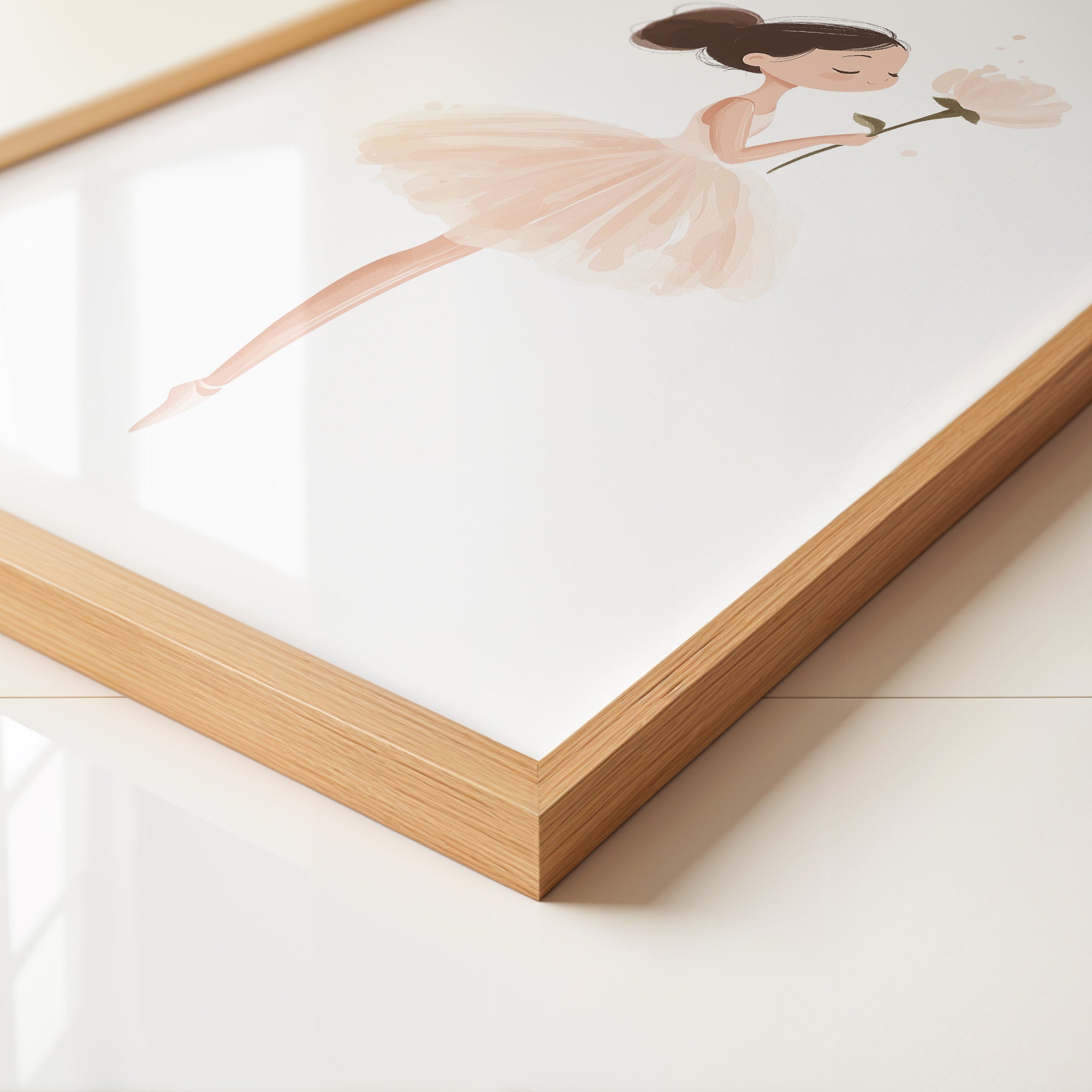 Ballerina Blume Pastell