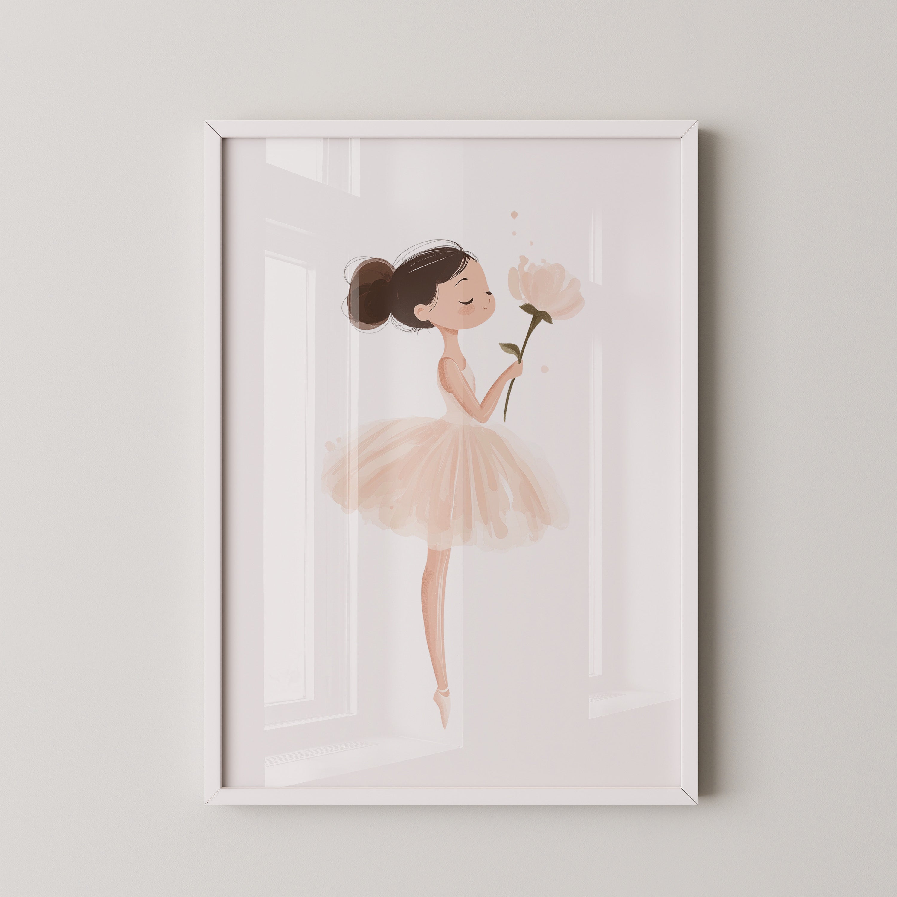 Ballerina Blume Pastell
