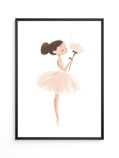 Ballerina Blume Pastell