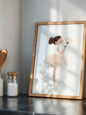 Ballerina Blume Pastell