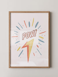 Comic-Blitz Pop-Art Farbig