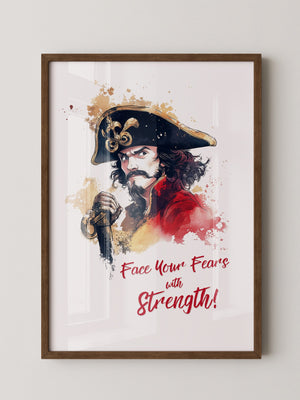 Piratenkapitän Aquarell Flair