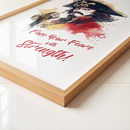 Piratenkapitän Aquarell Flair