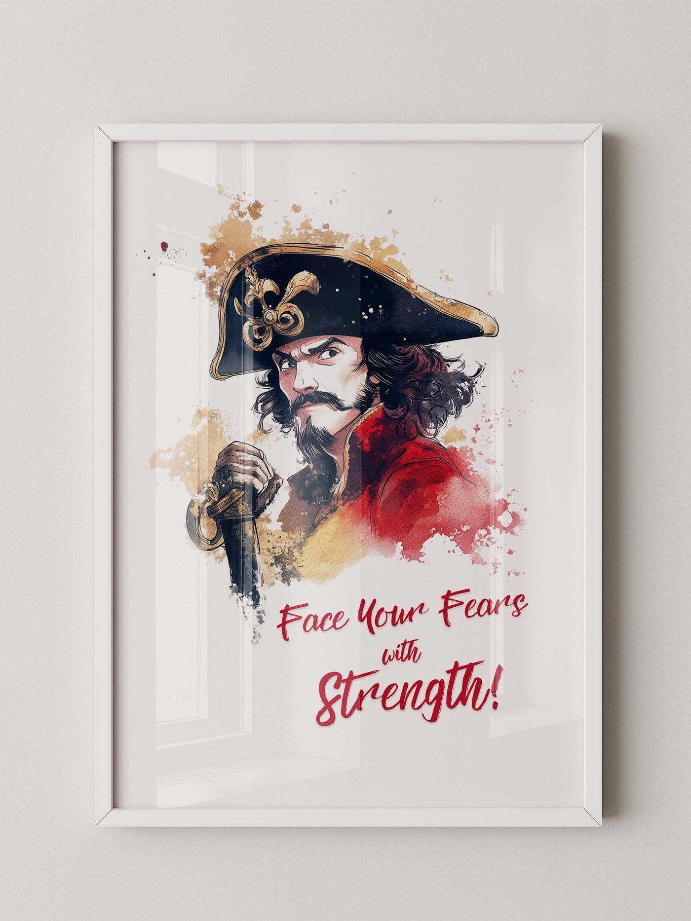 Piratenkapitän Aquarell Flair