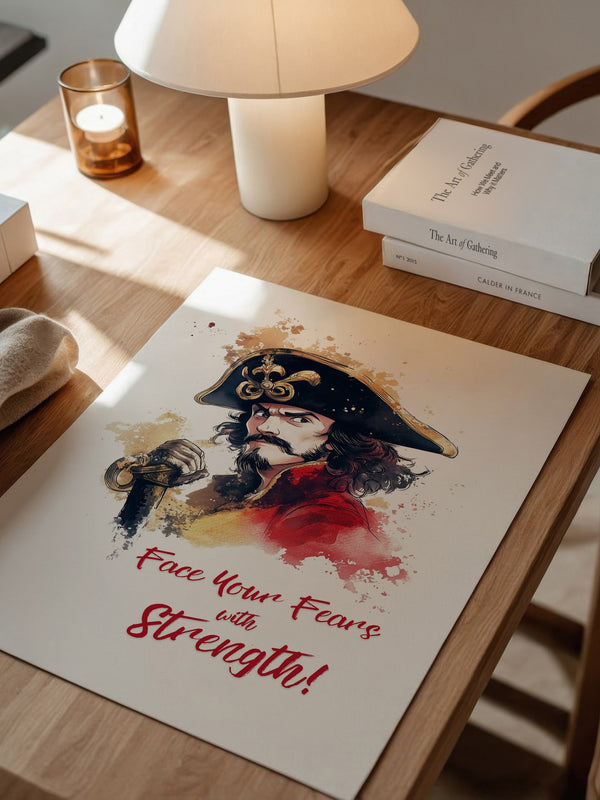 Piratenkapitän Aquarell Flair