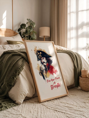 Piratenkapitän Aquarell Flair
