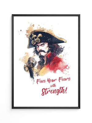 Piratenkapitän Aquarell Flair