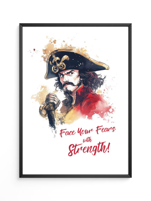 Piratenkapitän Aquarell Flair