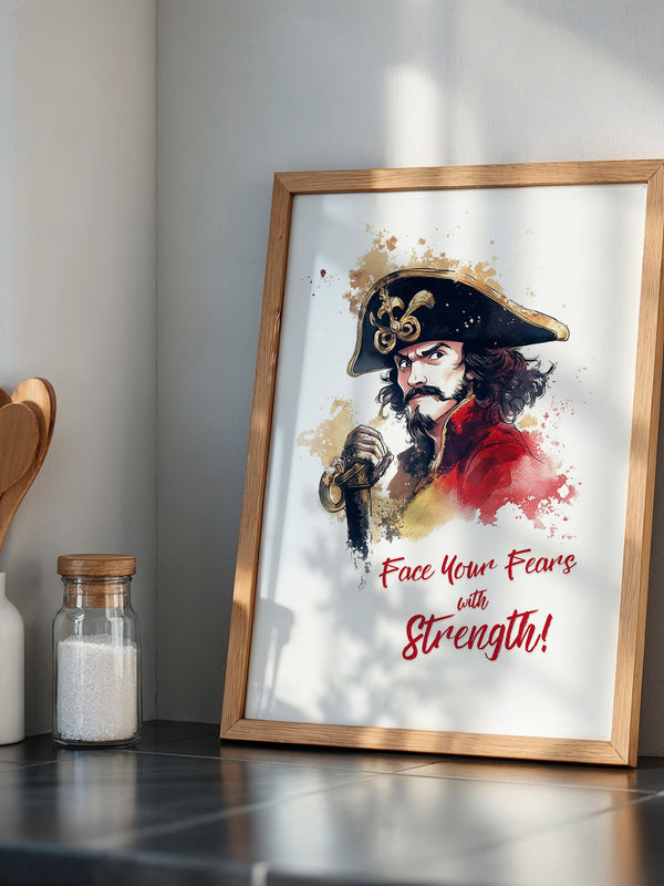 Piratenkapitän Aquarell Flair