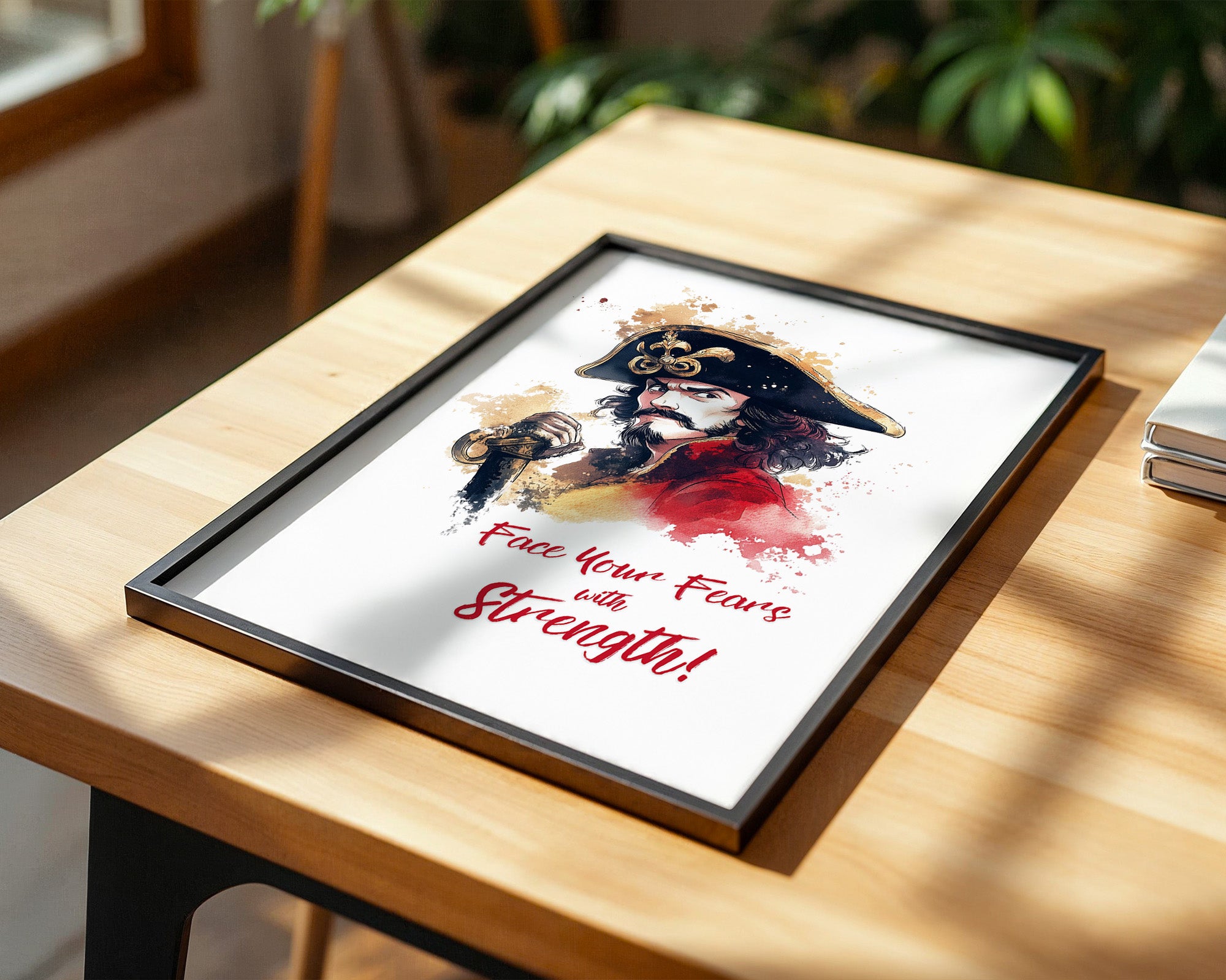 Piratenkapitän Aquarell Flair