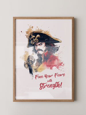 Piratenkapitän Aquarell Flair