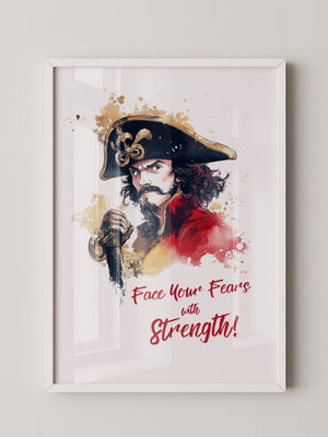 Piratenkapitän Aquarell Flair