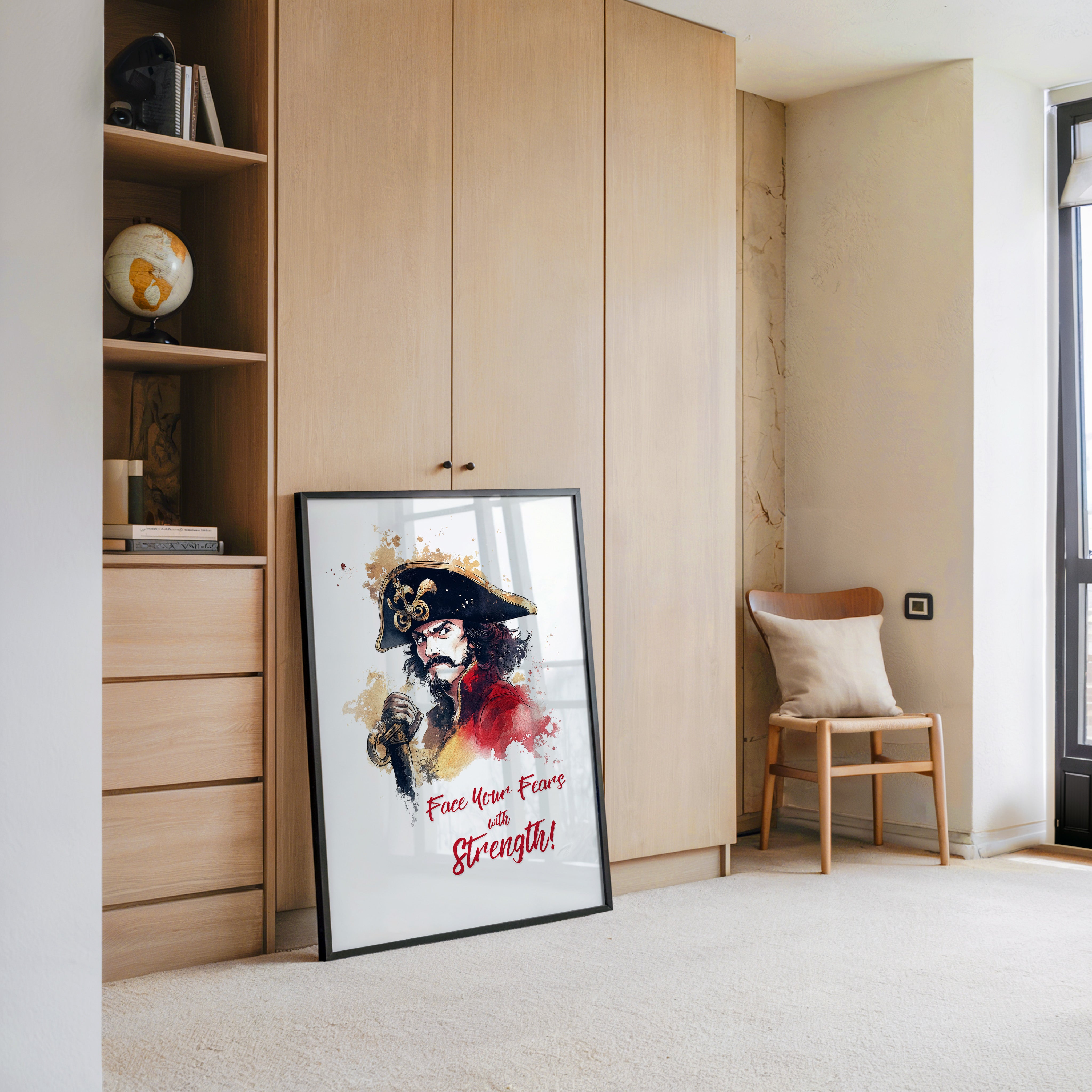 Piratenkapitän Aquarell Flair