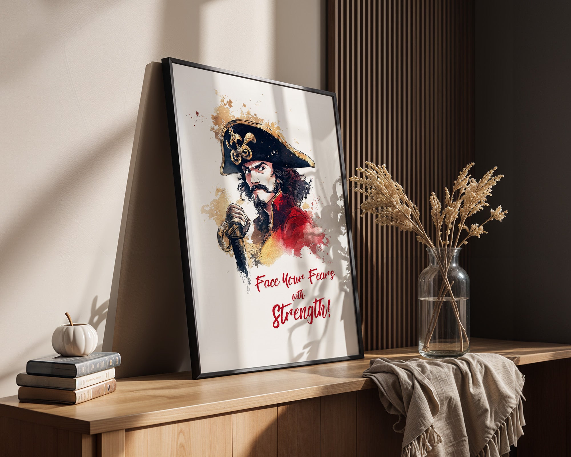 Piratenkapitän Aquarell Flair