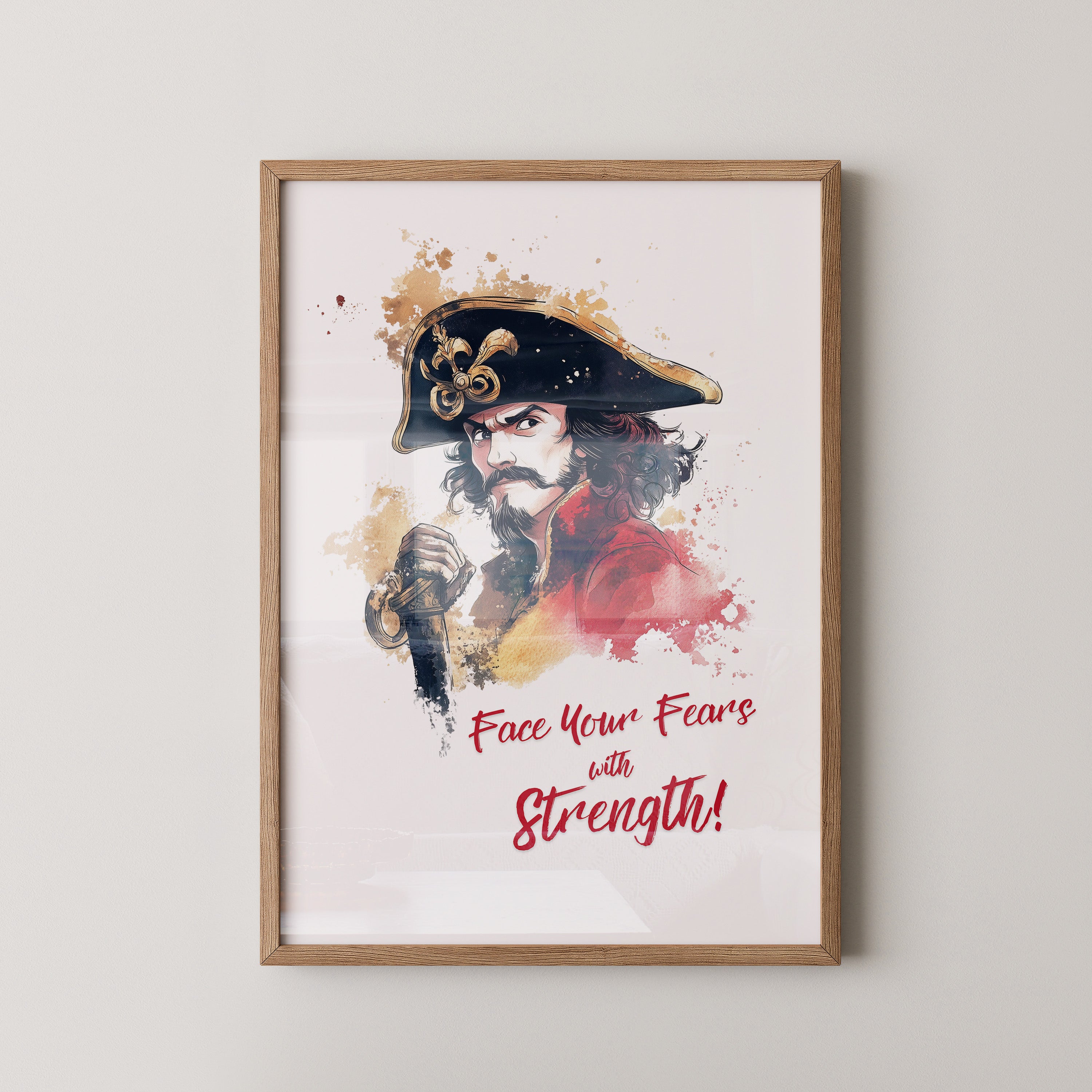 Piratenkapitän Aquarell Flair