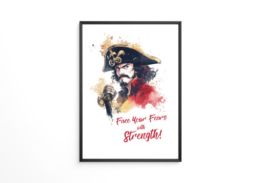 Piratenkapitän Aquarell Flair