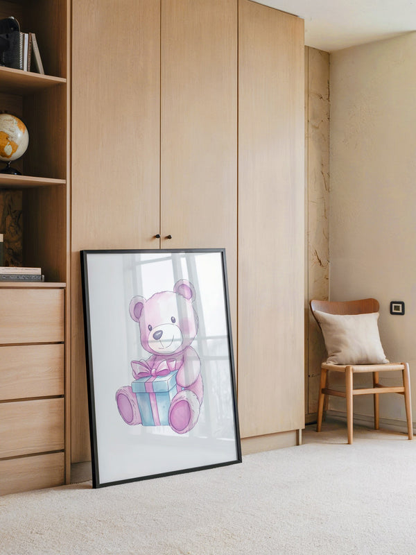 Teddybär Geschenk Pastellfarben