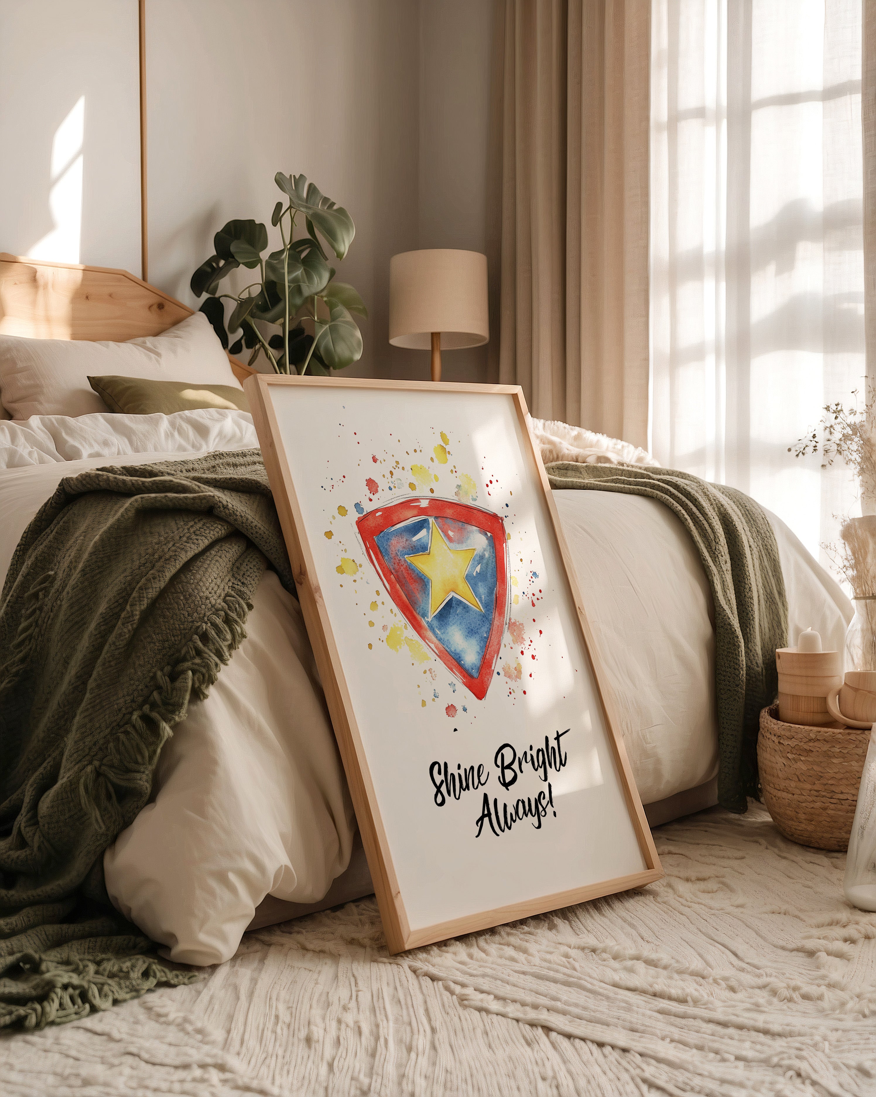 Stern Wappen Aquarellfarben