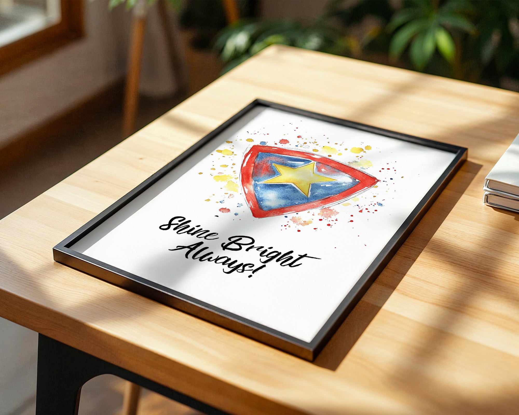 Stern Wappen Aquarellfarben