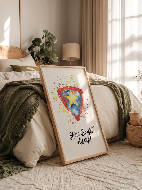 Stern Wappen Aquarellfarben