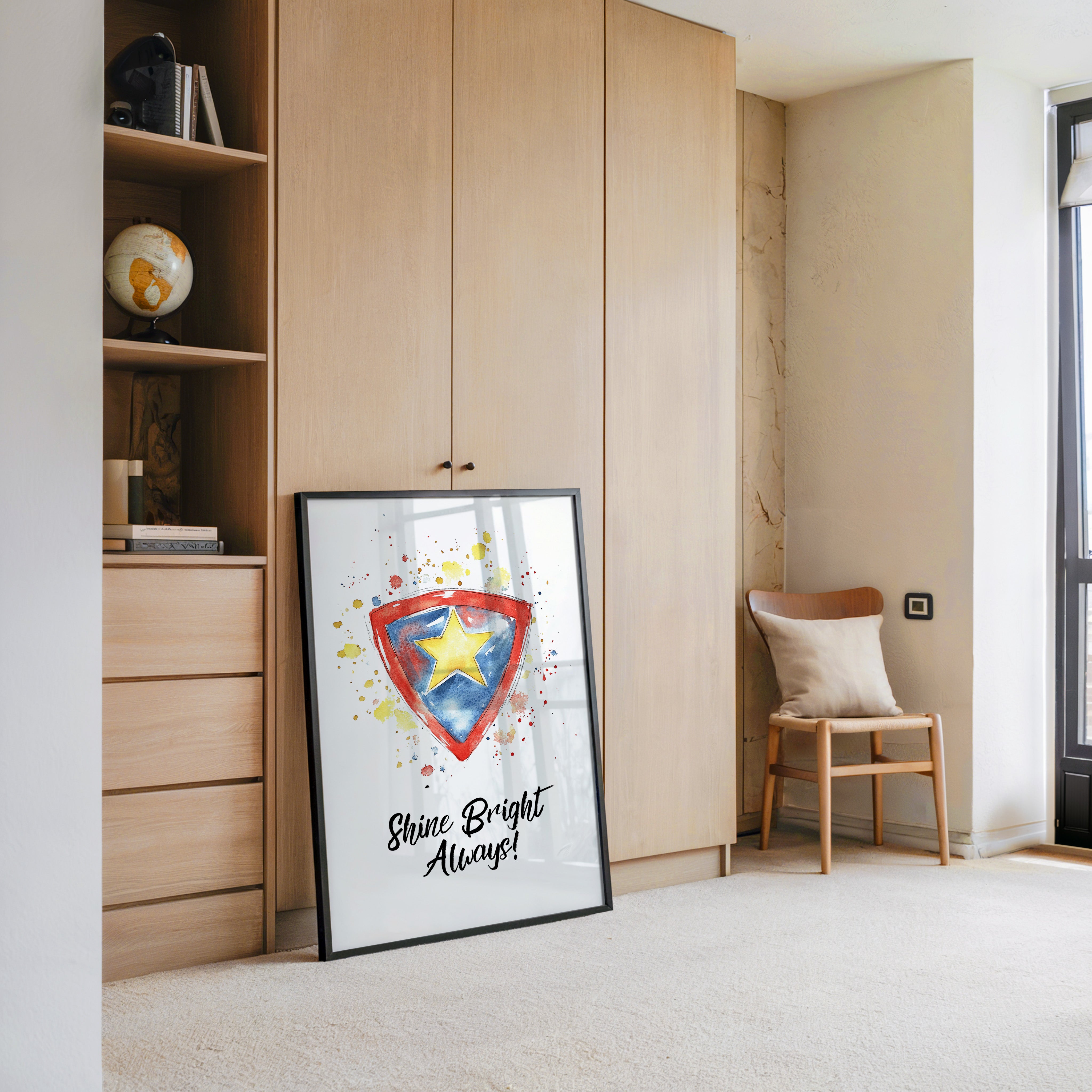 Stern Wappen Aquarellfarben