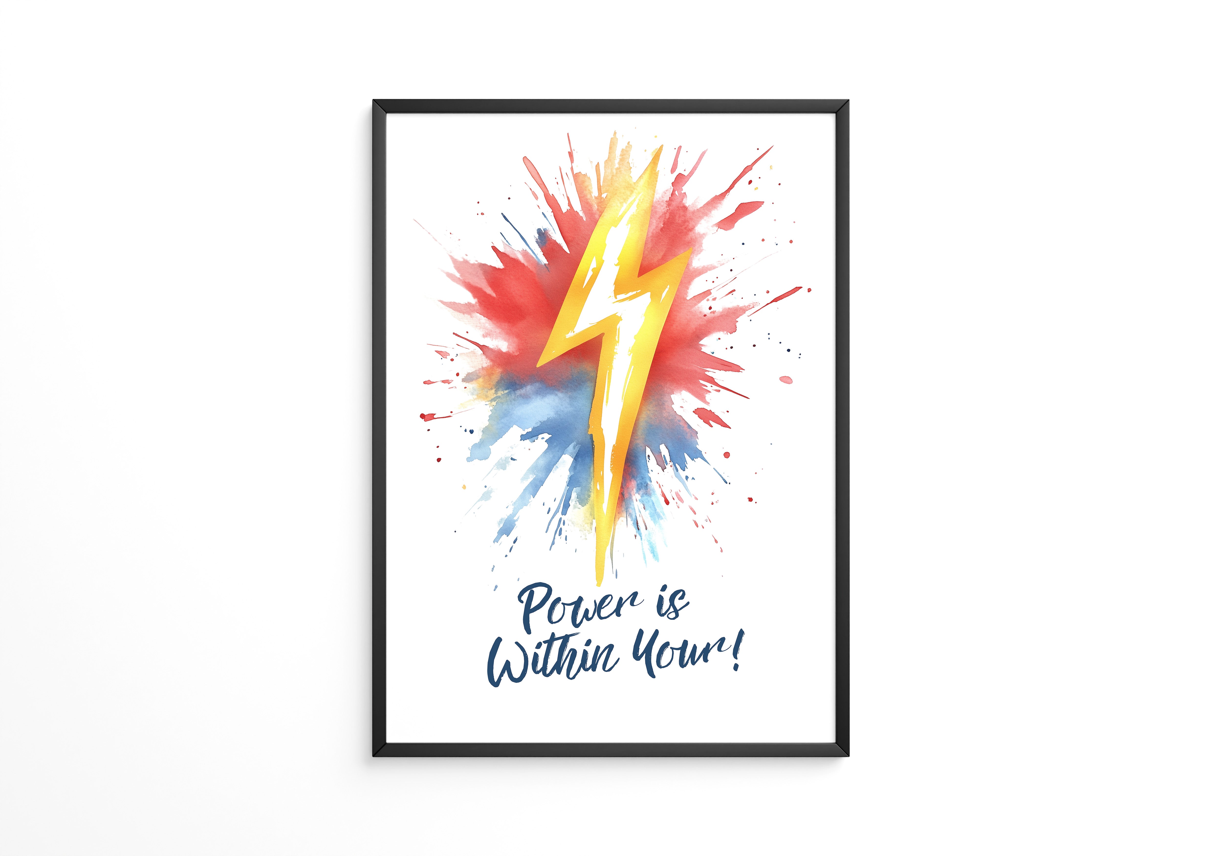 Blitz Aquarell Explosion