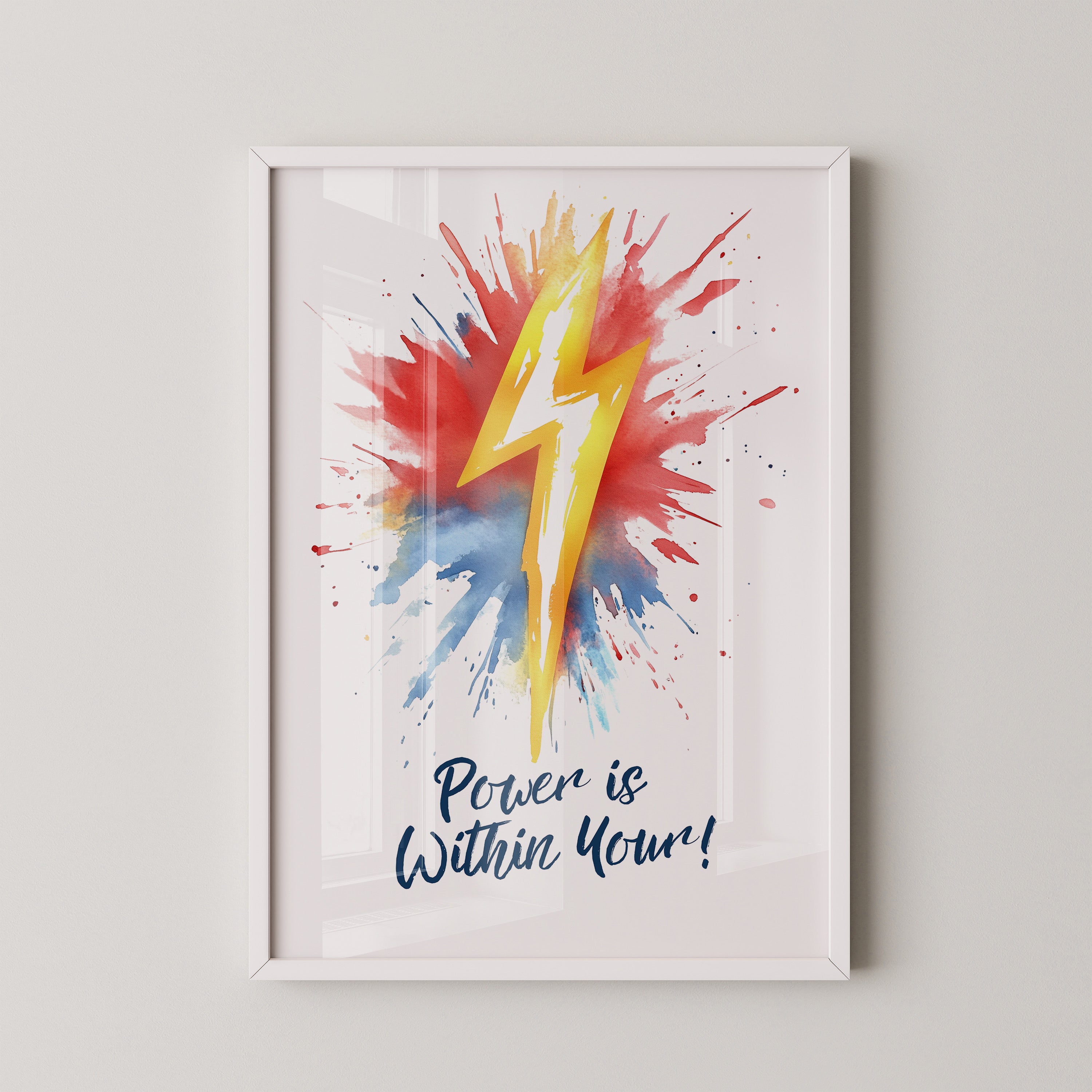 Blitz Aquarell Explosion