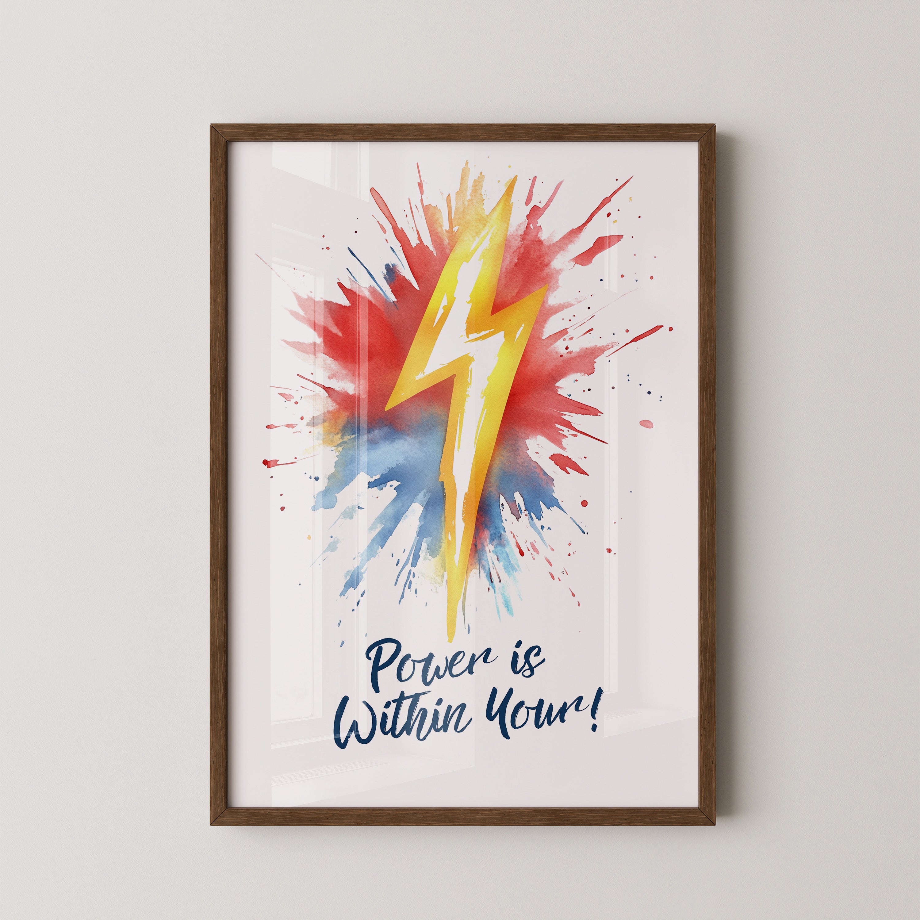 Blitz Aquarell Explosion