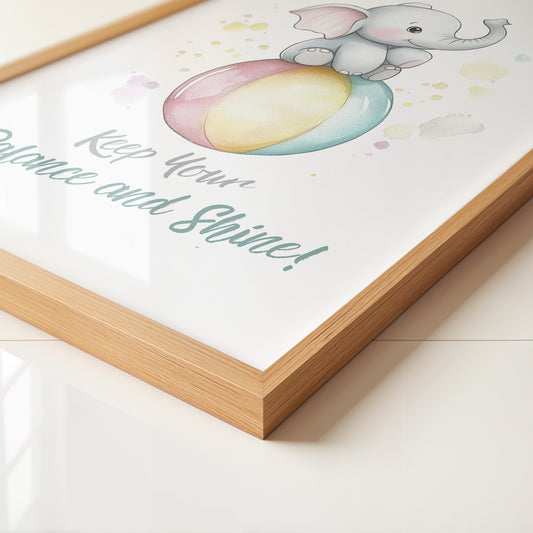 Elefant Regenbogen Aquarell