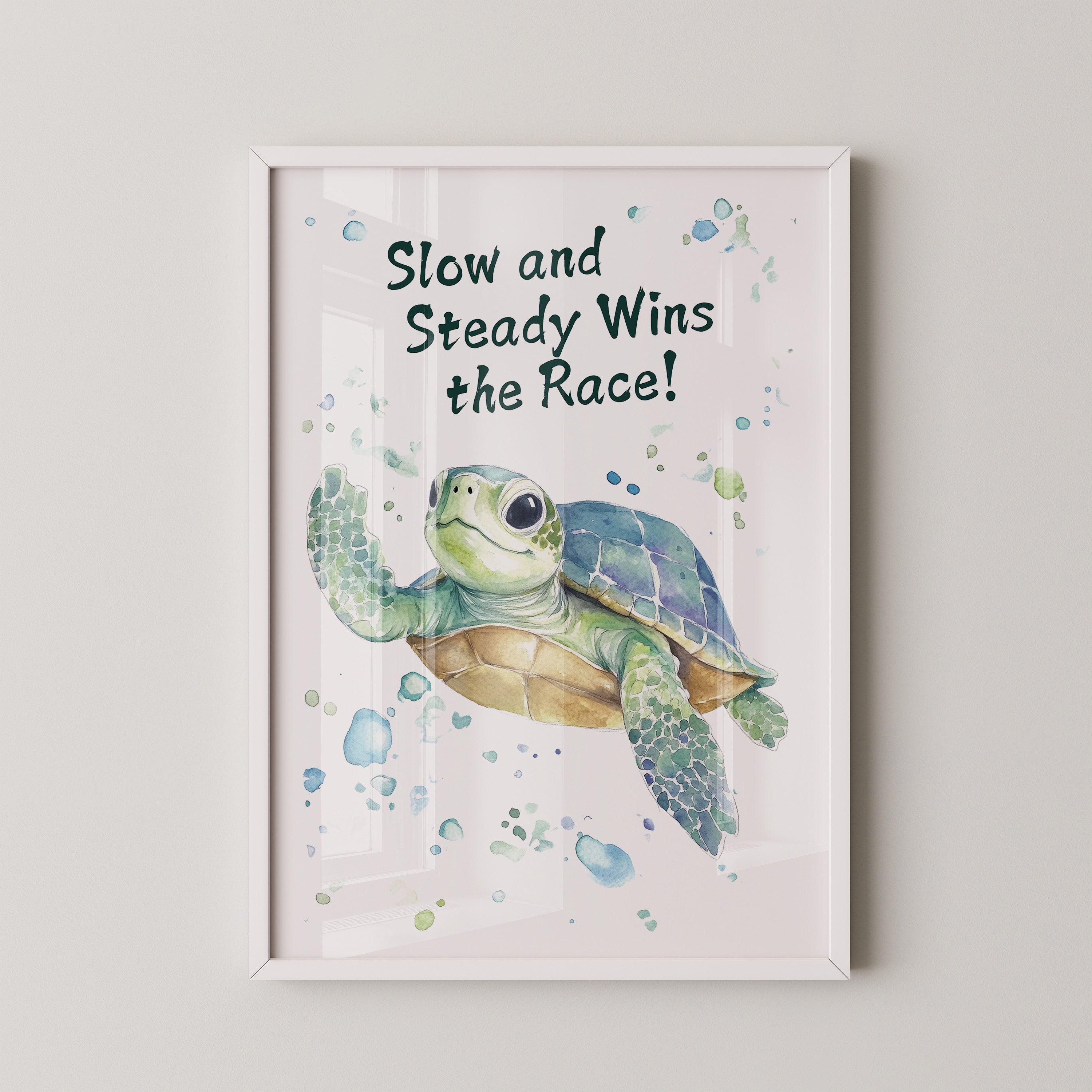 Schildkröte Aquarell pastellfarben