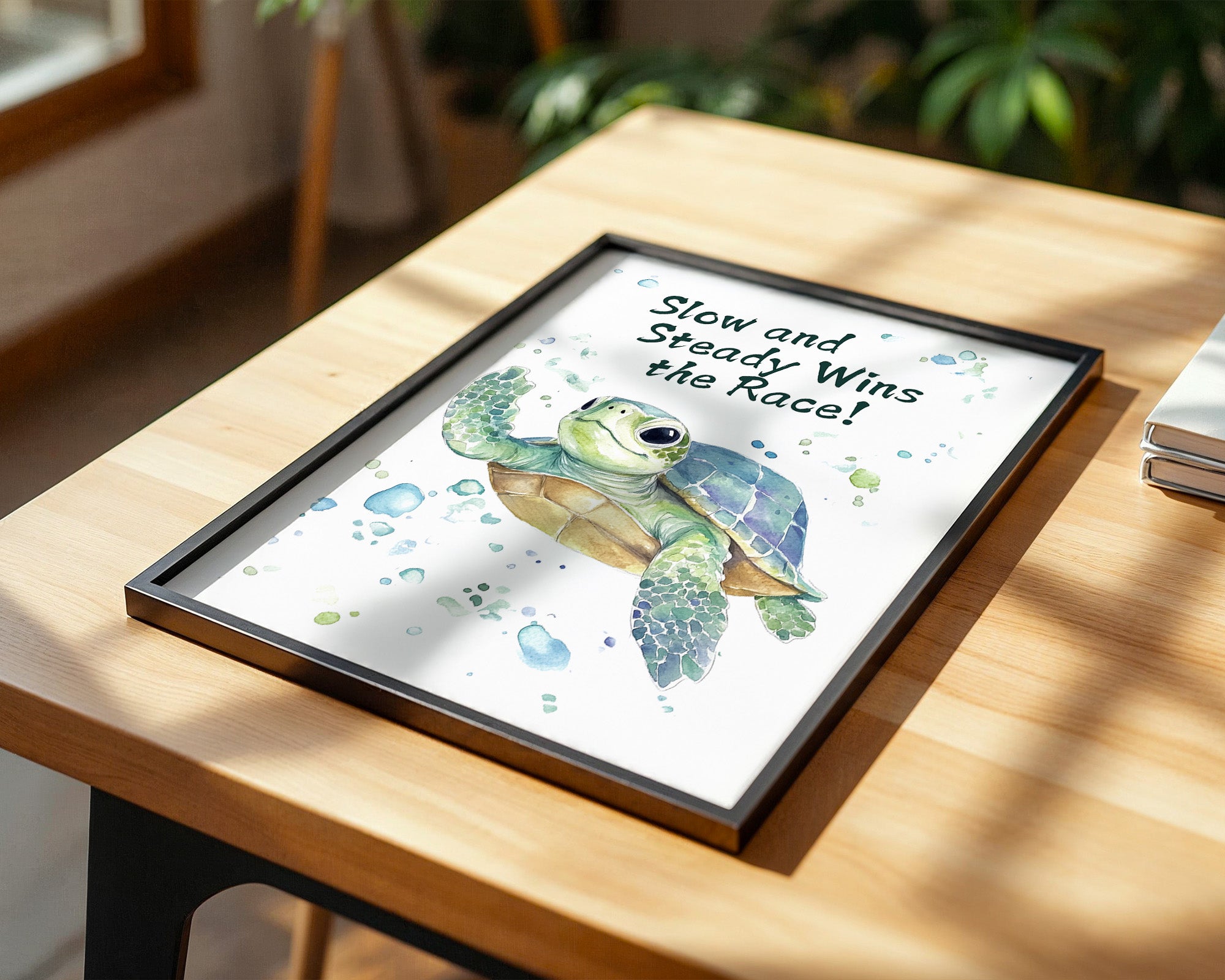 Schildkröte Aquarell pastellfarben