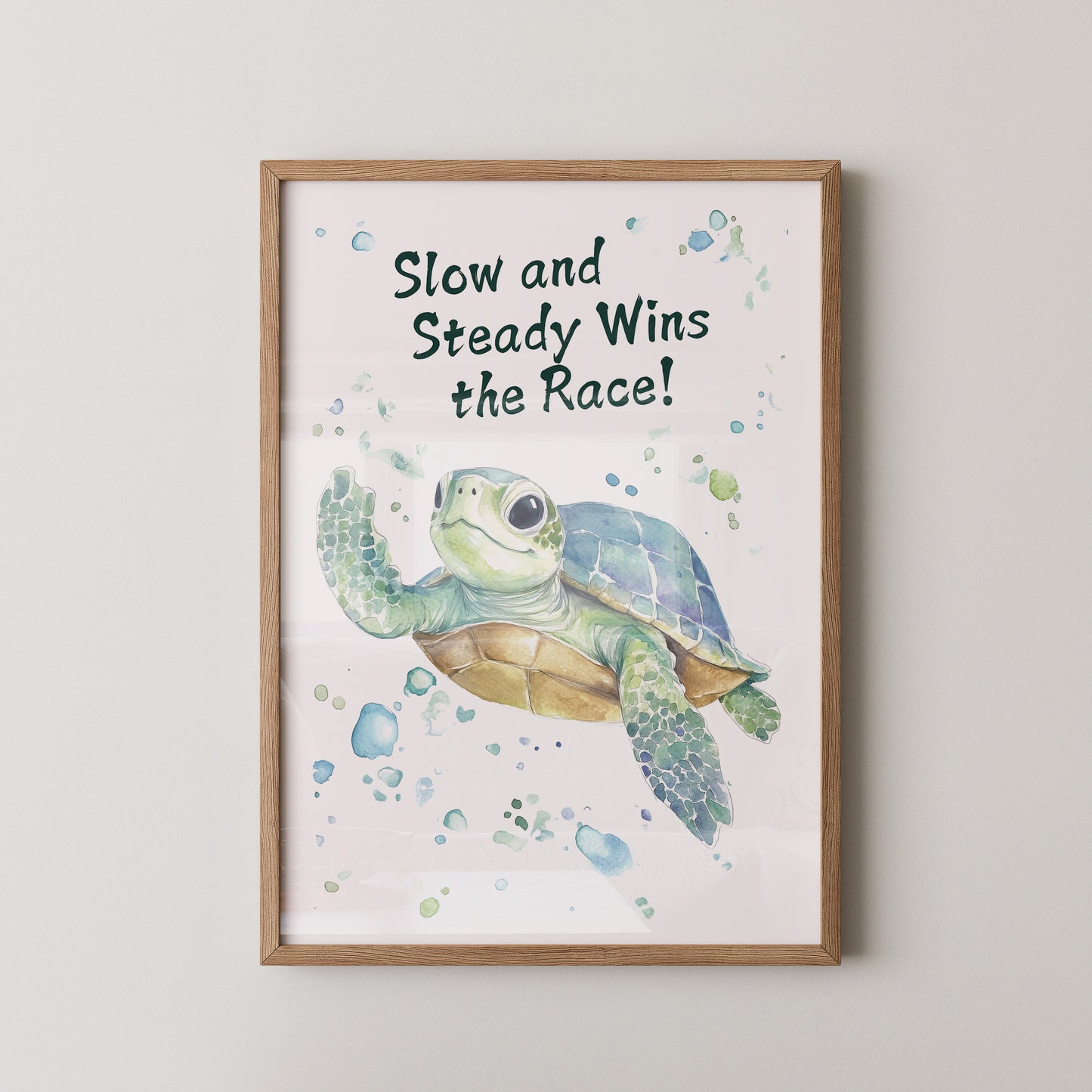 Schildkröte Aquarell pastellfarben