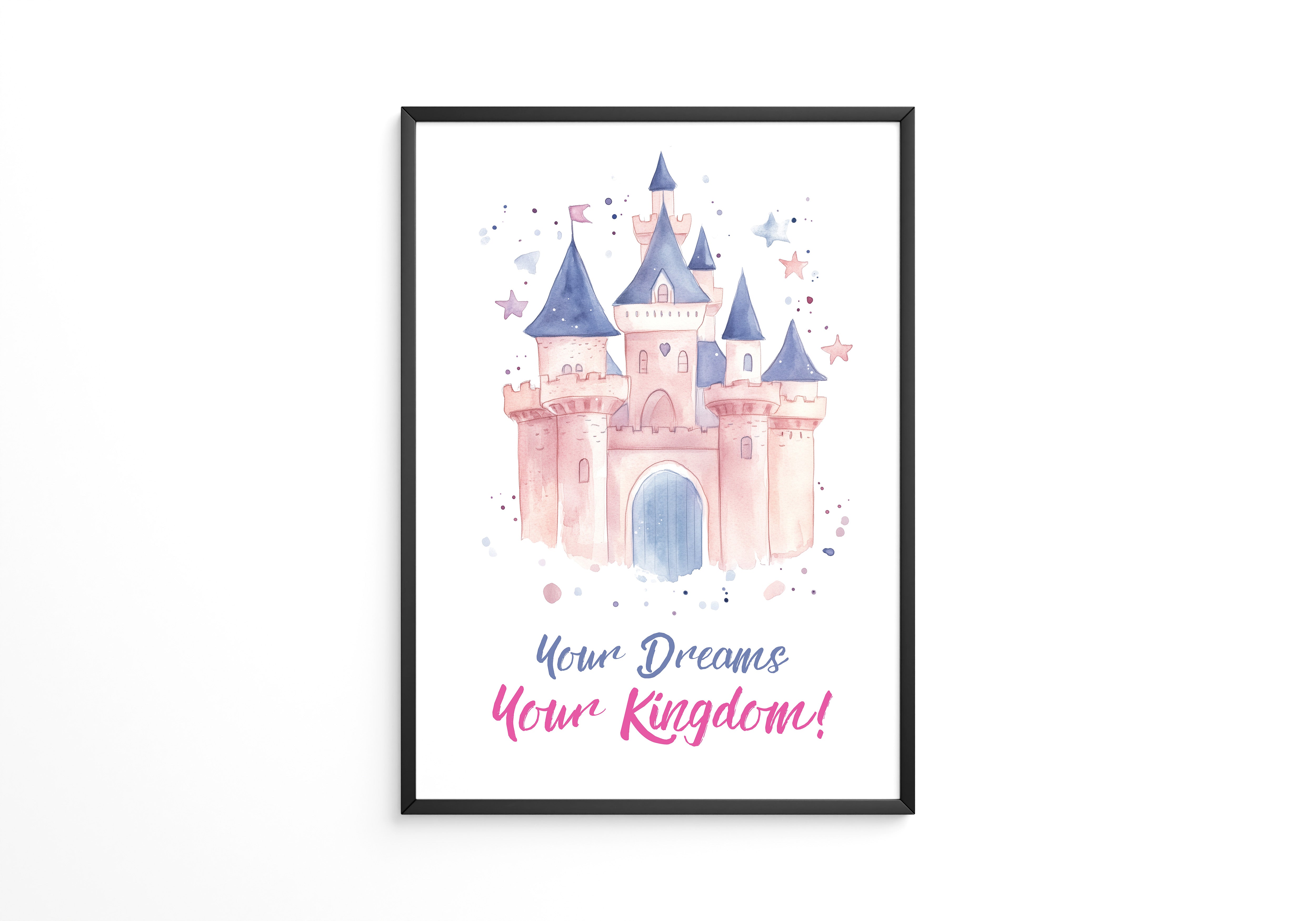 Märchenschloss Pastellfarben