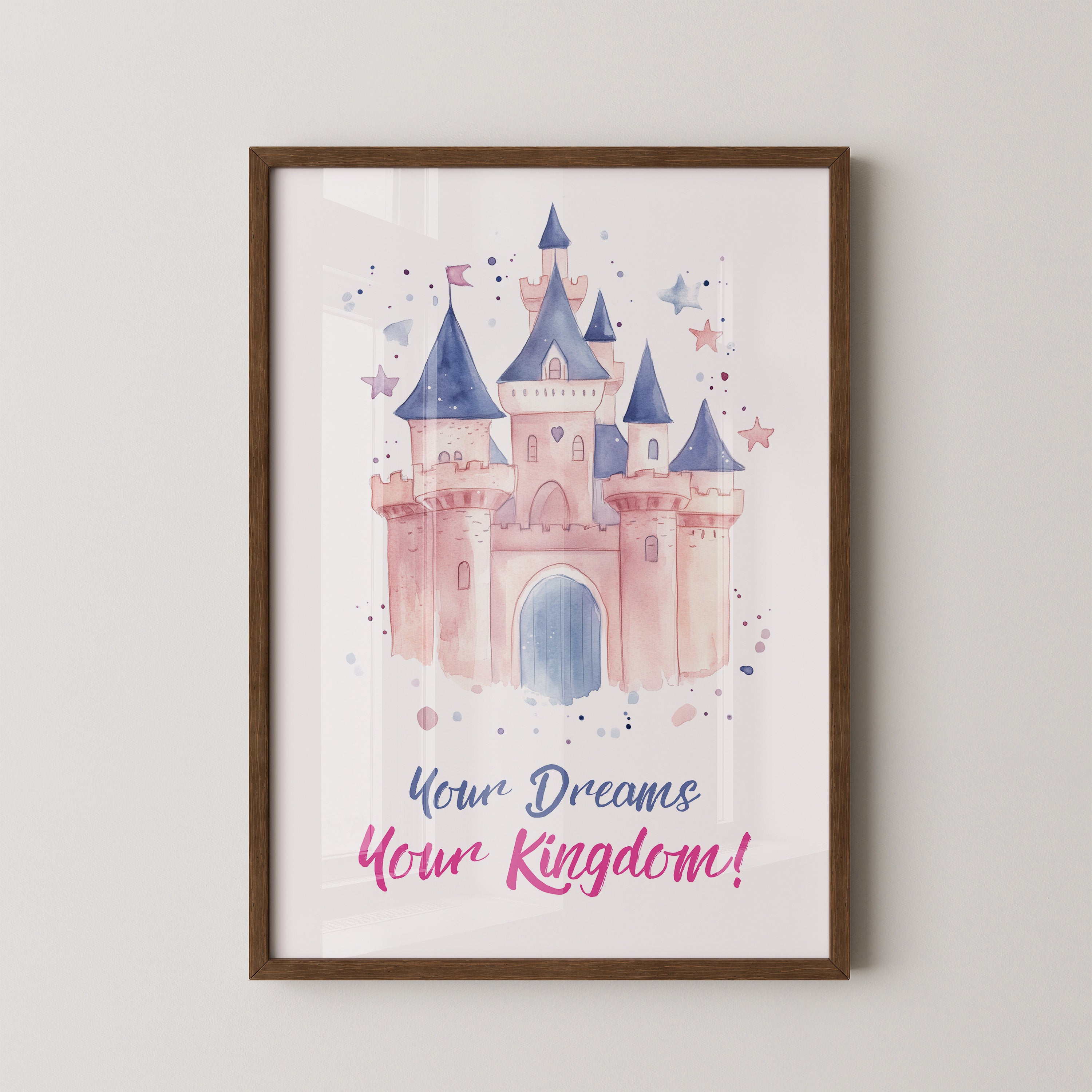 Märchenschloss Pastellfarben