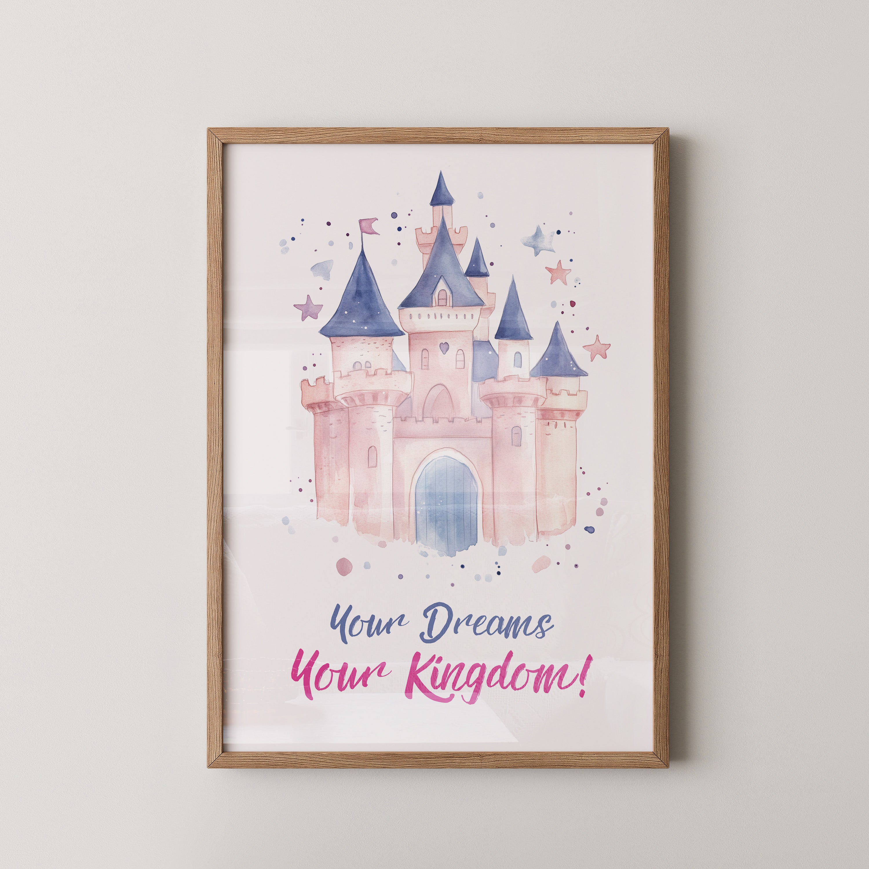 Märchenschloss Pastellfarben