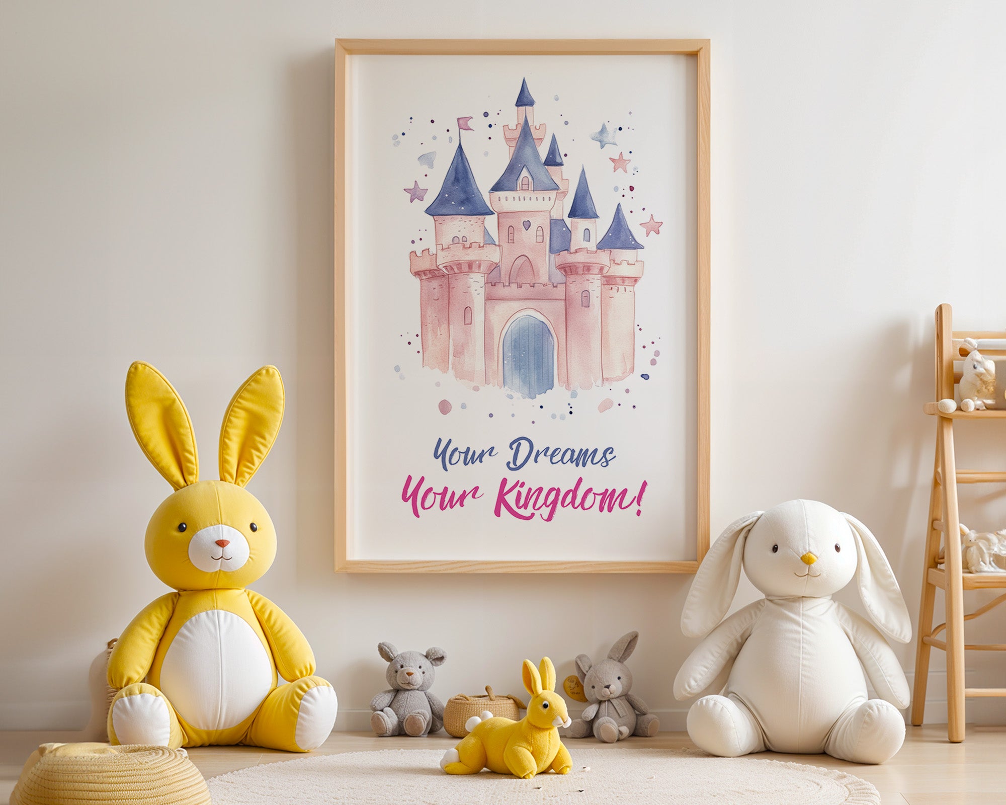 Märchenschloss Pastellfarben