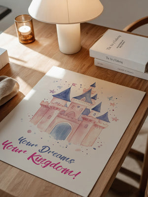 Märchenschloss Pastellfarben