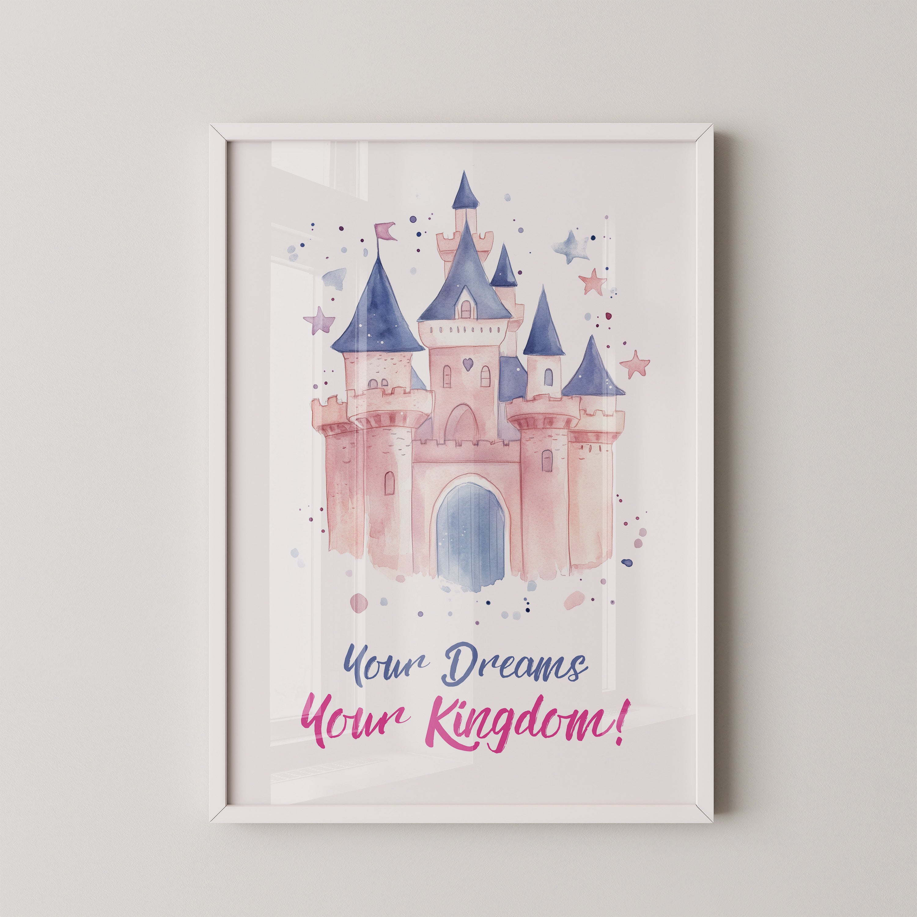 Märchenschloss Pastellfarben