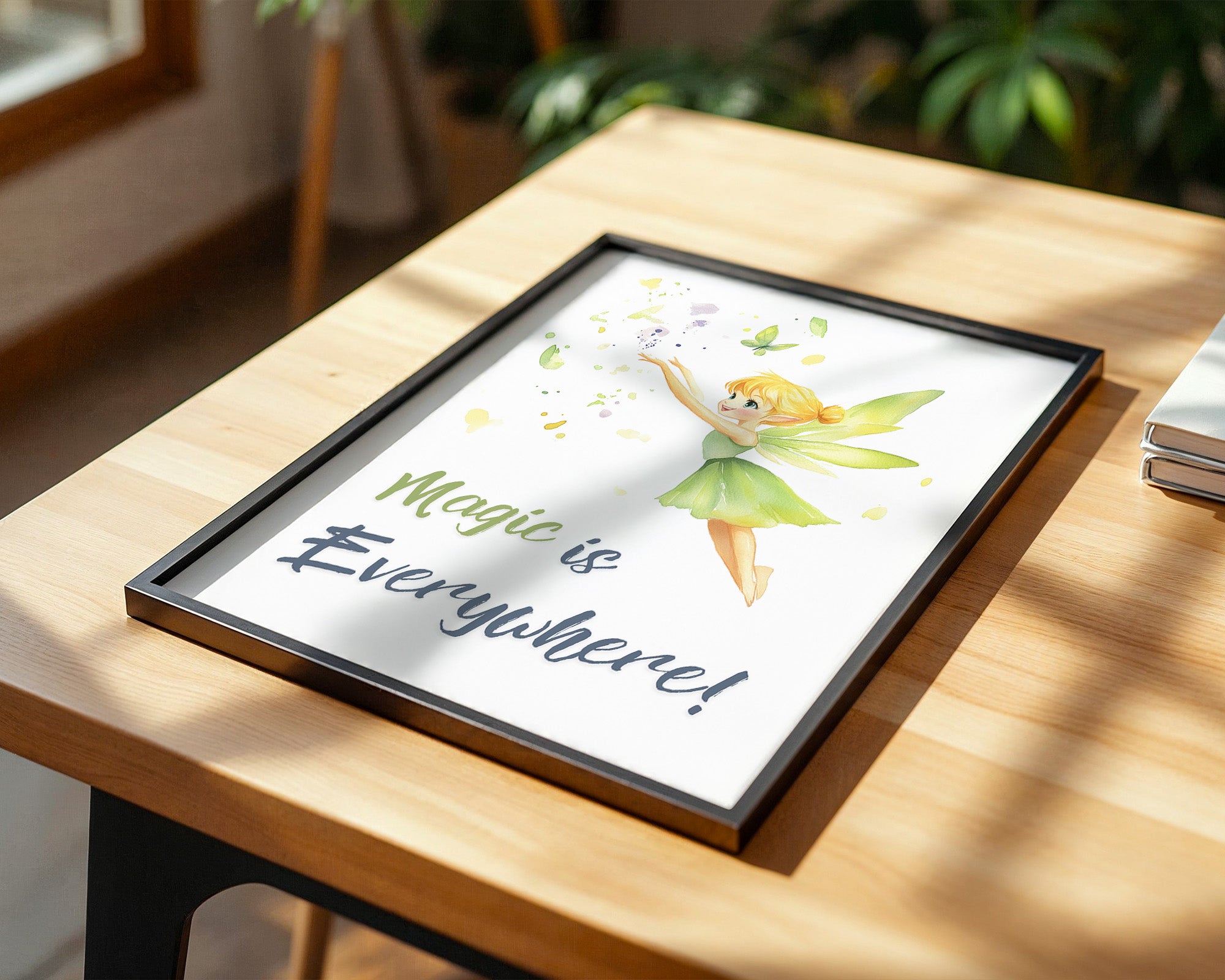 Fee Aquarell Zaubergrün