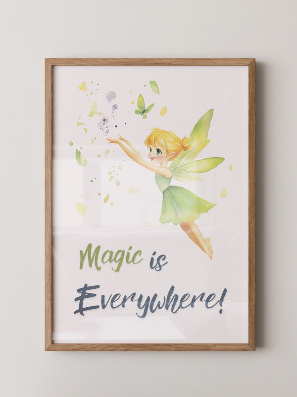 Fee Aquarell Zaubergrün