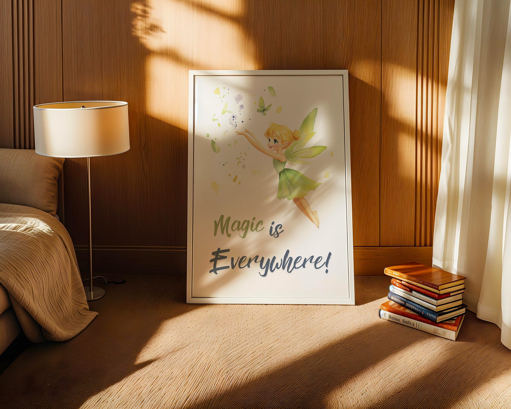 Fee Aquarell Zaubergrün