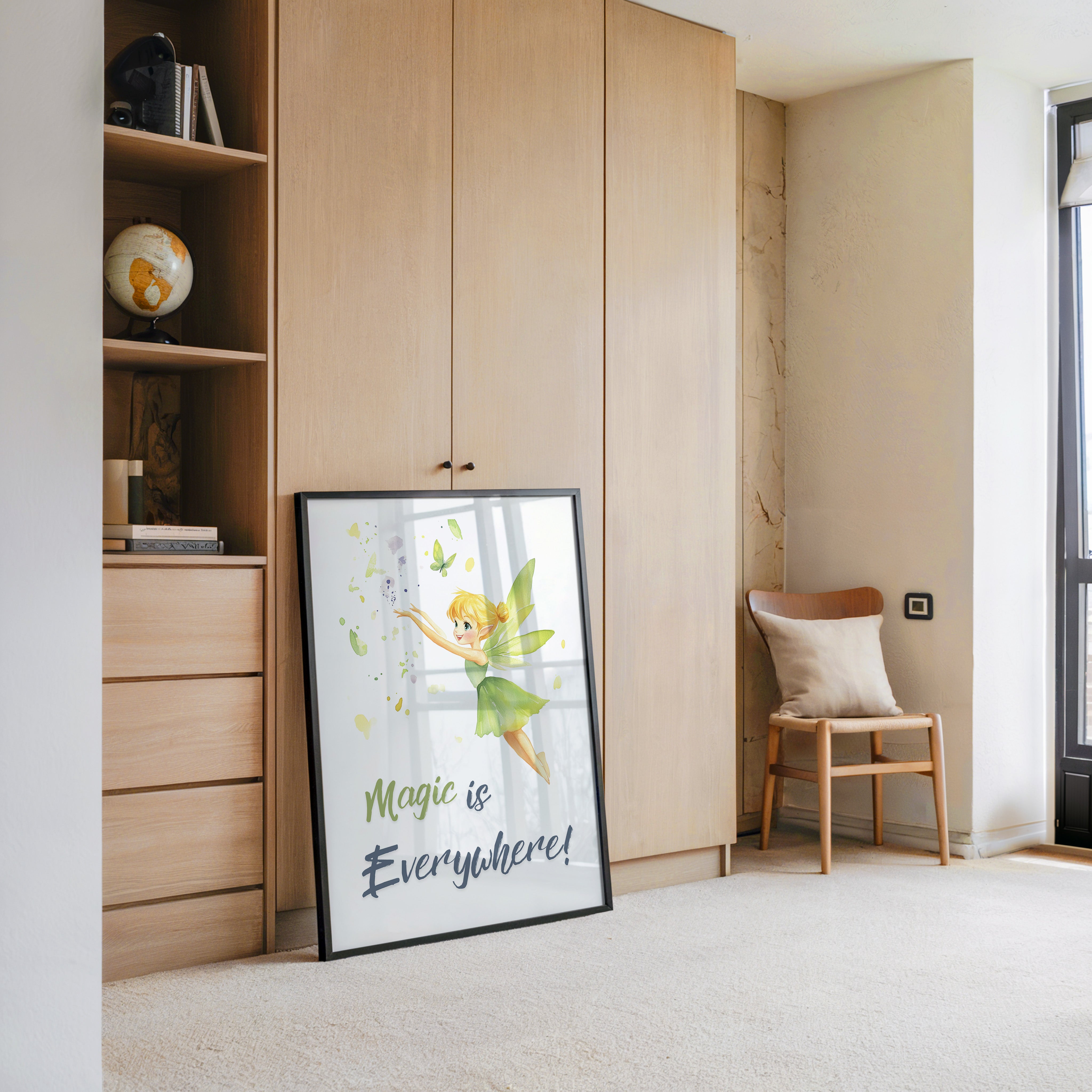 Fee Aquarell Zaubergrün