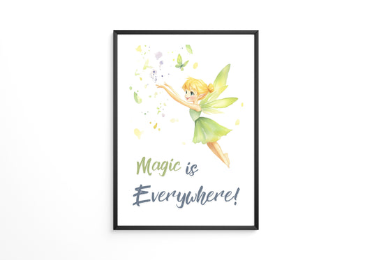 Fee Aquarell Zaubergrün