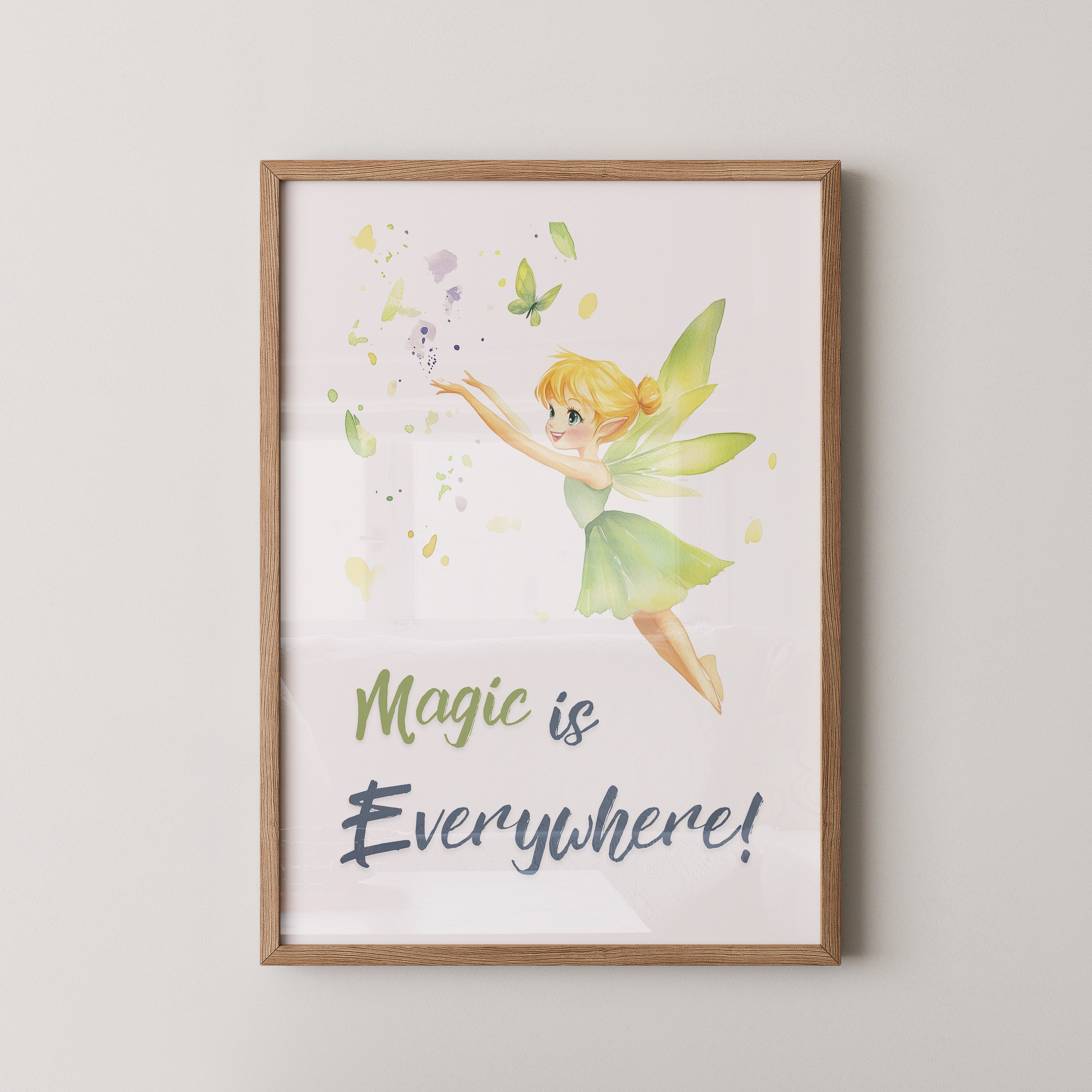 Fee Aquarell Zaubergrün