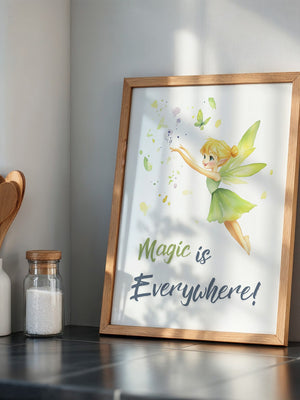 Fee Aquarell Zaubergrün