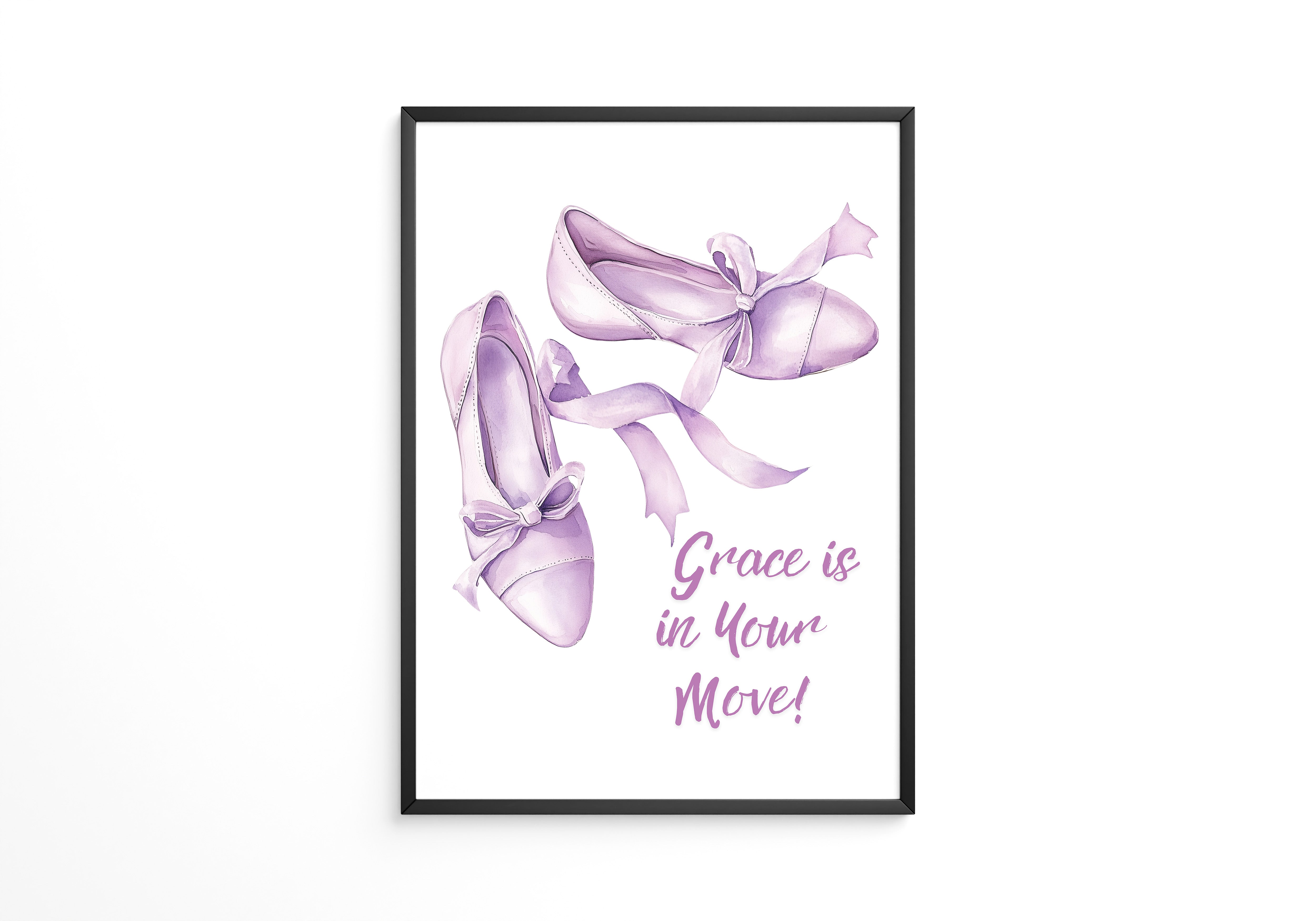 Tanzschuhe Pastell Aquarell