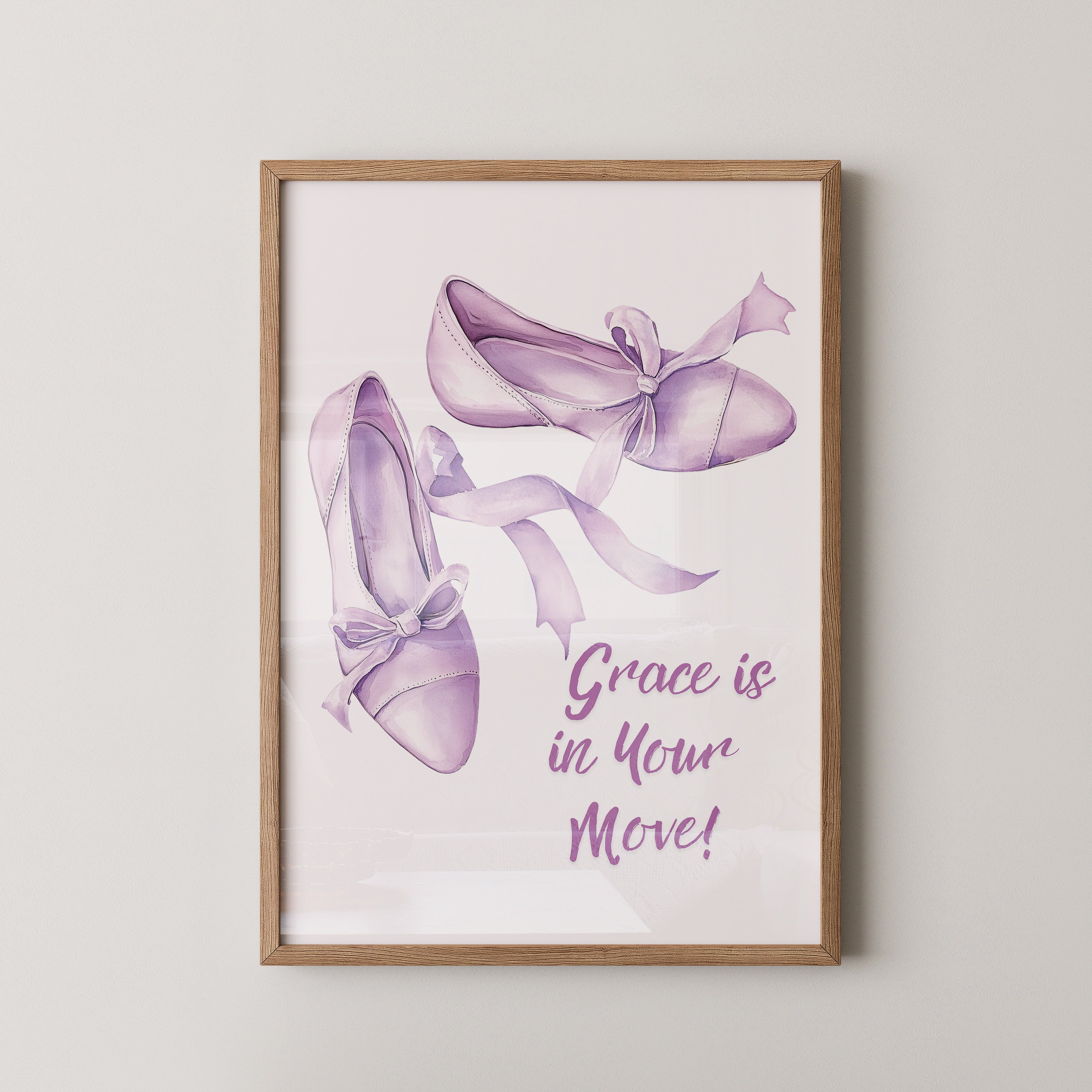 Tanzschuhe Pastell Aquarell