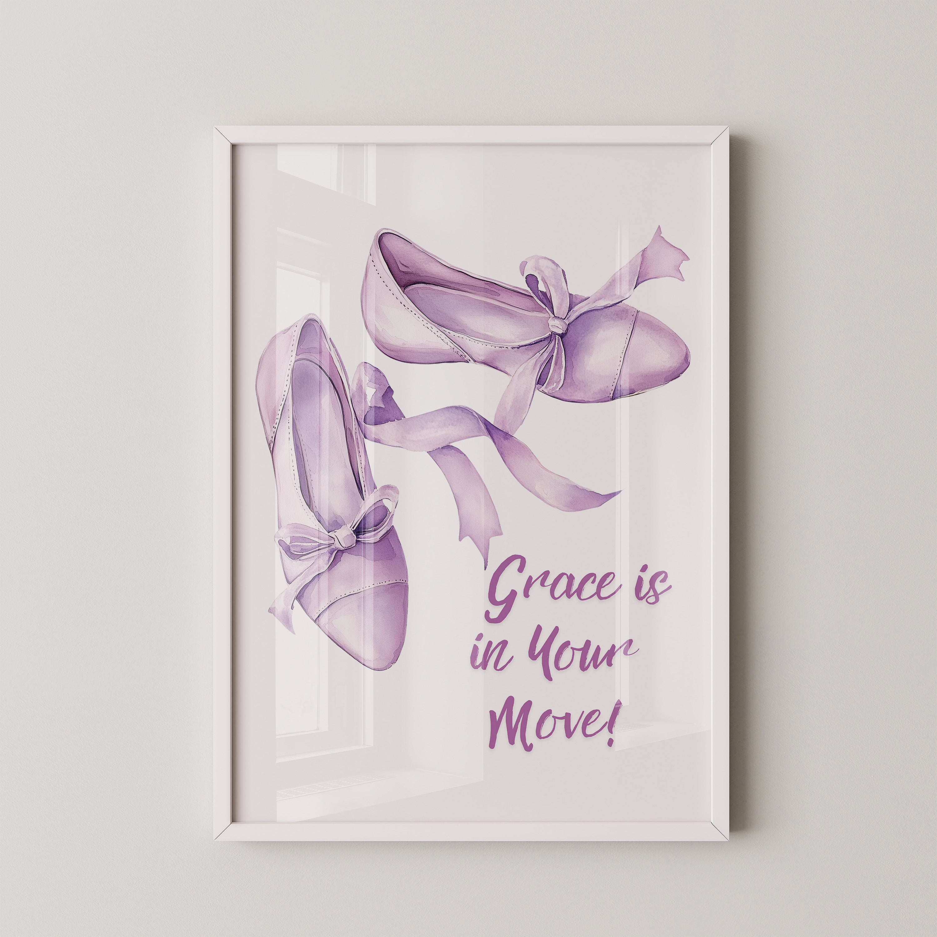 Tanzschuhe Pastell Aquarell